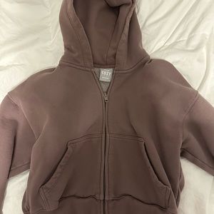 Tna cozy fleece boyfriend boxy hoodie